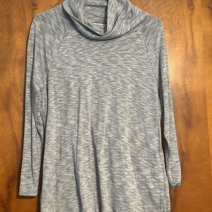 Christopher & Banks Gray Cowl Neck Sweatshirt